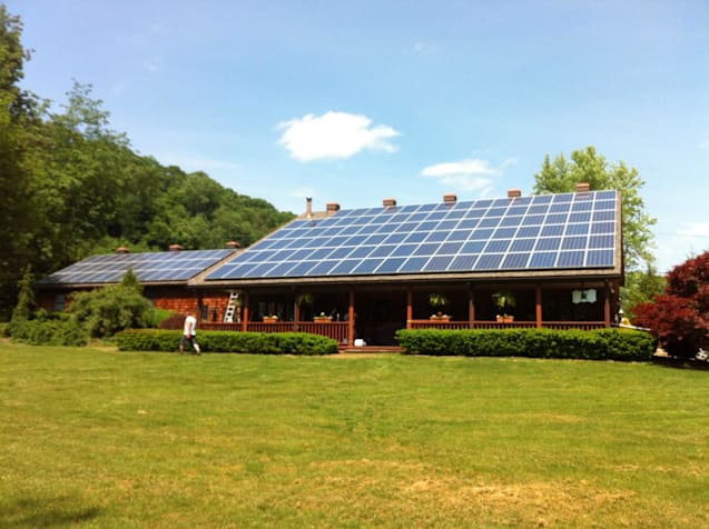 commercial solar array