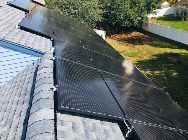 We use the most power-dense black solar panels available, which means they are more efficient and more attractive than traditional blue panels!