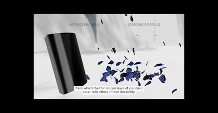 Maxeon panels deliver extreme crack resistance