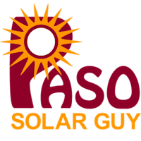 Paso Solar Guy logo