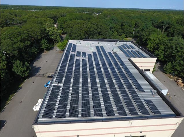 155 kW Commercial Installation Located In St. James NY