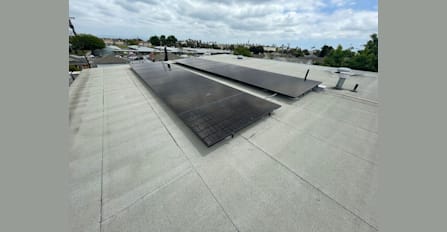 REC Panel Flat Roof Installation