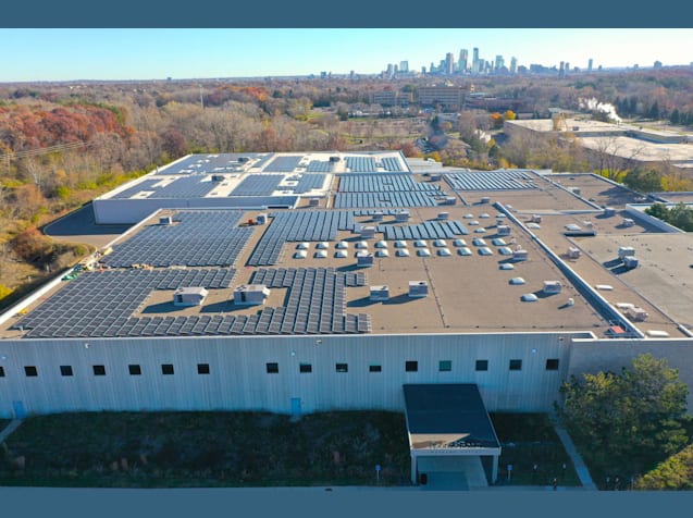 Our solar install at Room & Board in Golden Valley - over a megawatt!