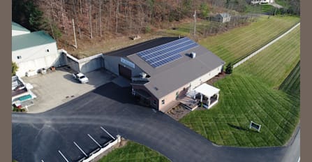 Roof mounted solar system by Paradise Energy