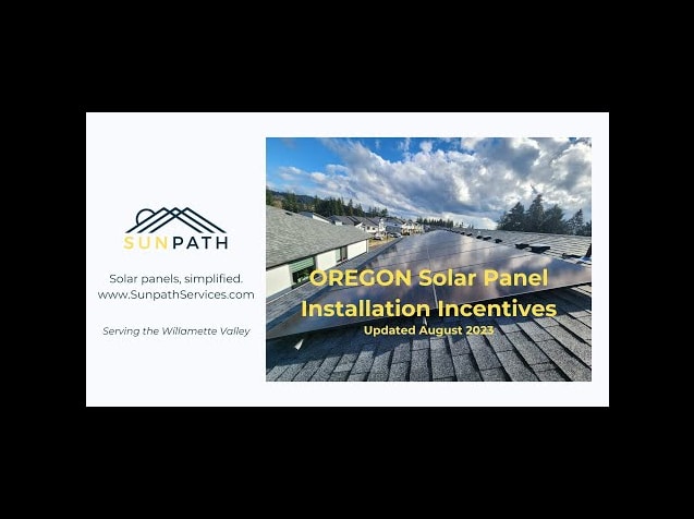 Oregon Solar Incentives