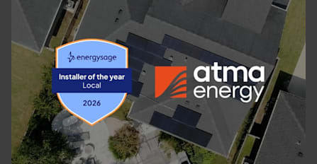 Atma Energy: EnergySage 2026 Local Installer of the Year for Texas