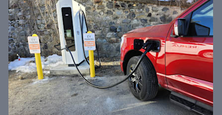 EV charging stations installed for Morris Ford.