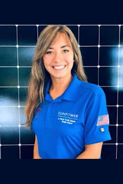 Team Member Gabby, Solar Energy Specialist