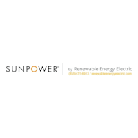 SunPower by Renewable Energy Electric logo