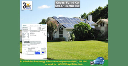 $10.47 Electric Bill in Ocoee