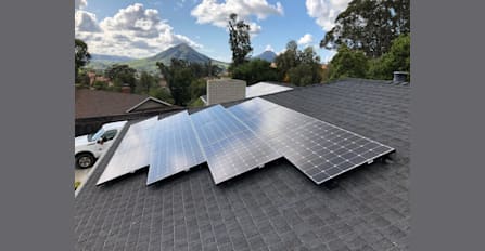 20 panel installation in San Luis Obispo