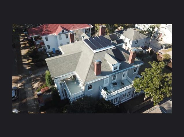 Solar on a beautiful, historic home in Downtown Savannah, GA