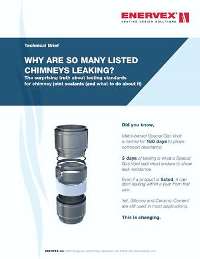 whitepaper why listed chimneys leak