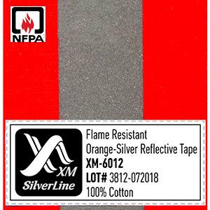 FR Reflective tape XM-6012 has passed NFPA 2112 after 100x wash cycles