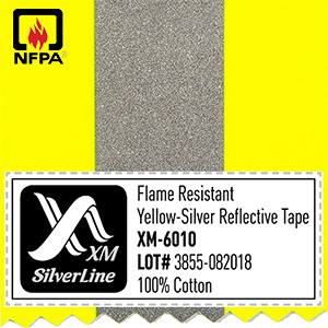 FR Reflective tape XM-6010 has passed NFPA 2112 after 100 wash