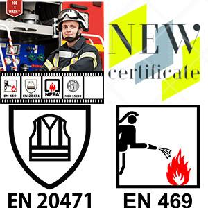 XM-6010 (Corsica) certified to EN 20471 & EN 469
