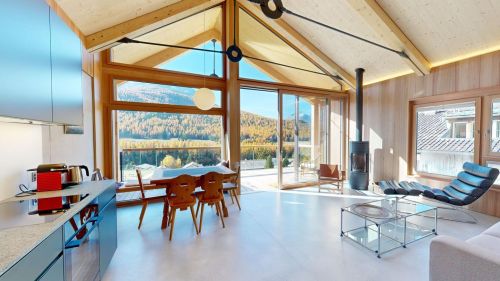 Apartment Julier Nouva - Ferienwohnung mit Bergblick