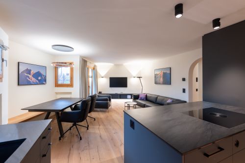 Appartement "Chesa Spedlas" mit Sauna
