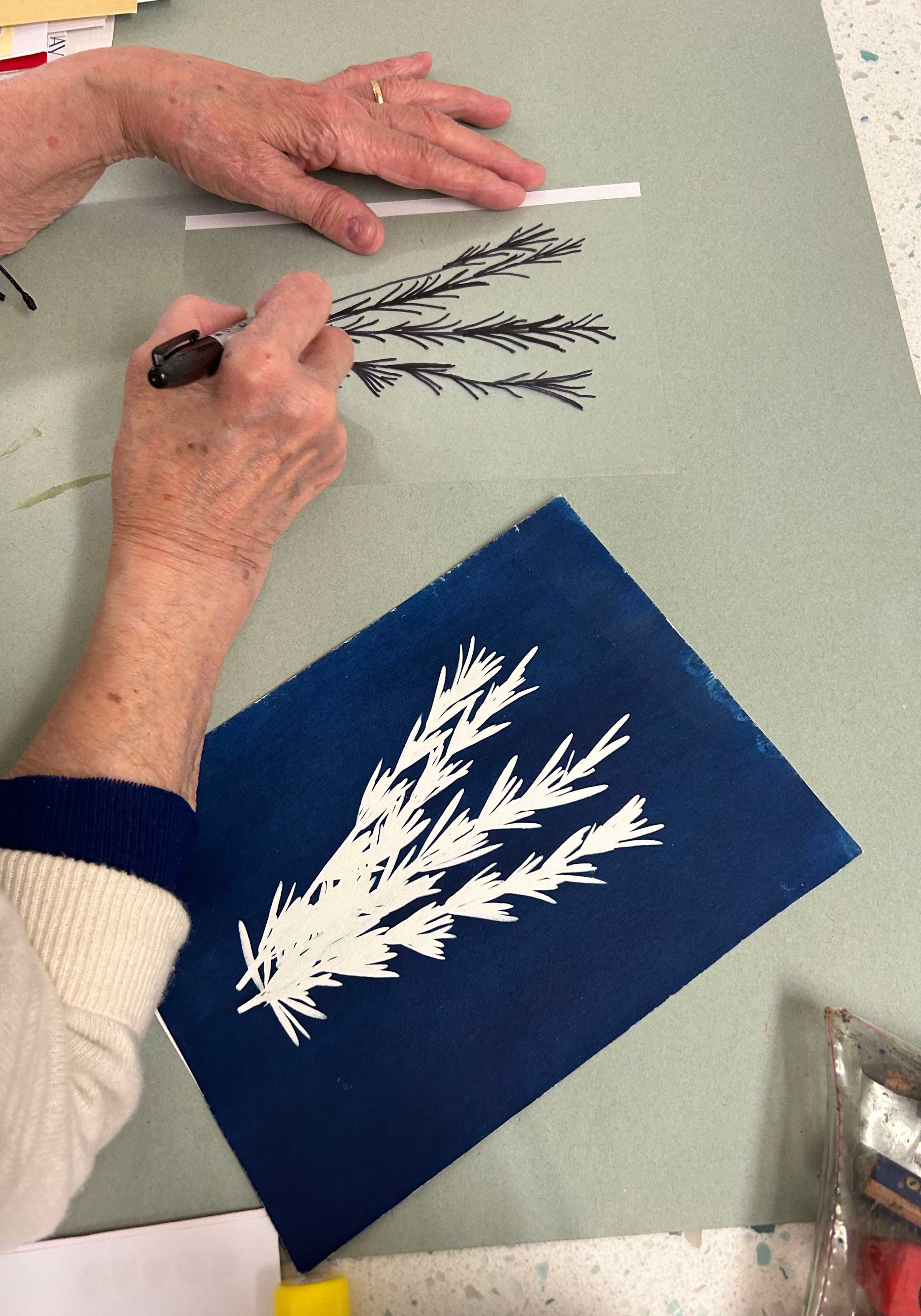 cyanotype printing