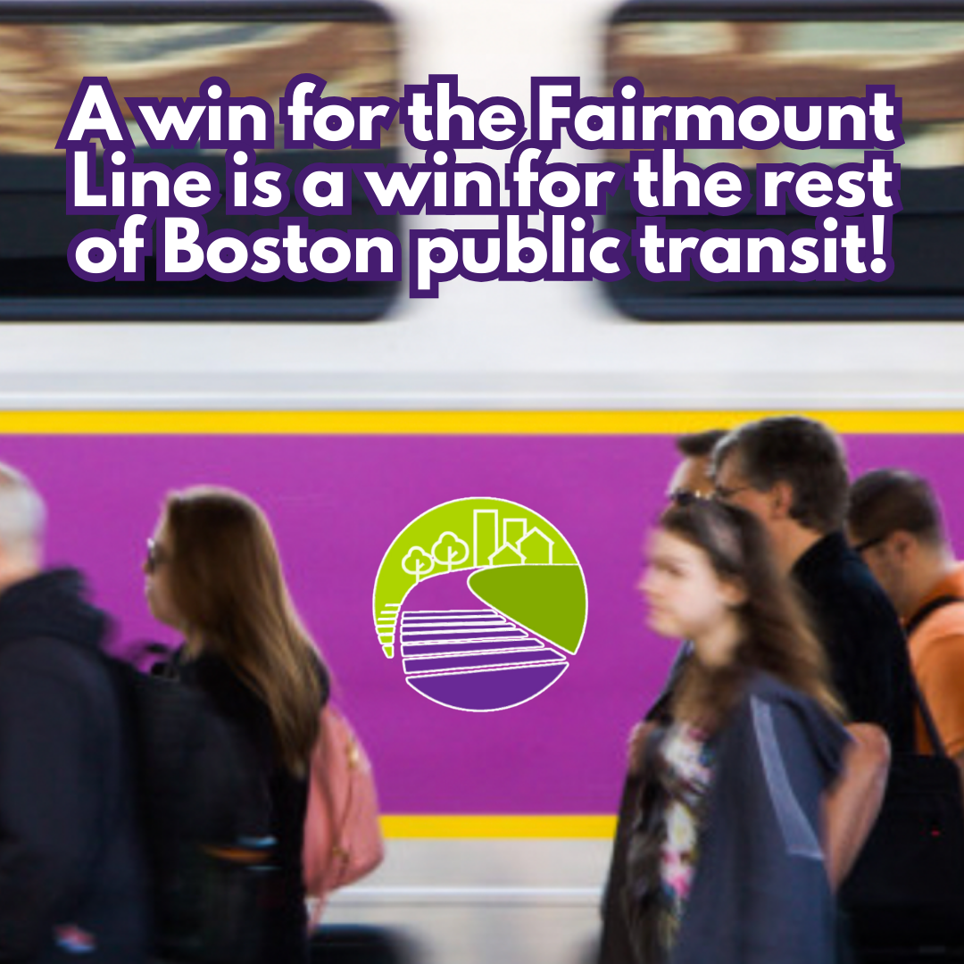 A win for the Fairmouint Line is a win for the rest of Boston public transit! 