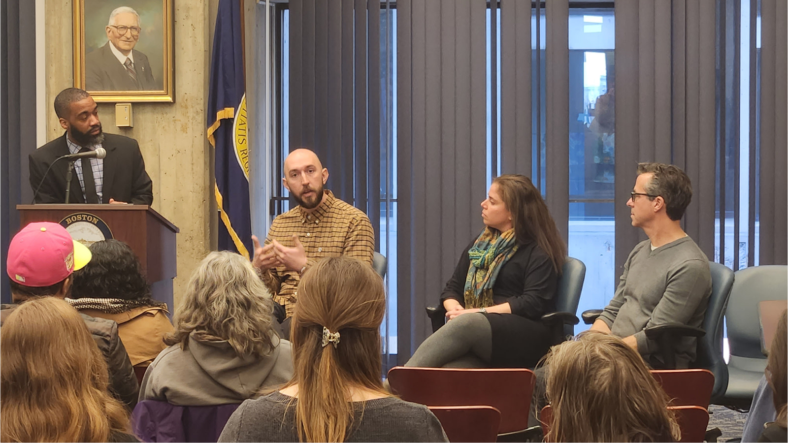 Quiet Rooms discussion at City Hall