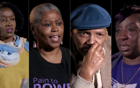 Those who lost children or loved ones to gun violence share their pain in a new documentary, "Quiet Rooms." From left to right, Ruth Rollins, Clementina Chéry, Paul Prater, and Leeann Taylor.