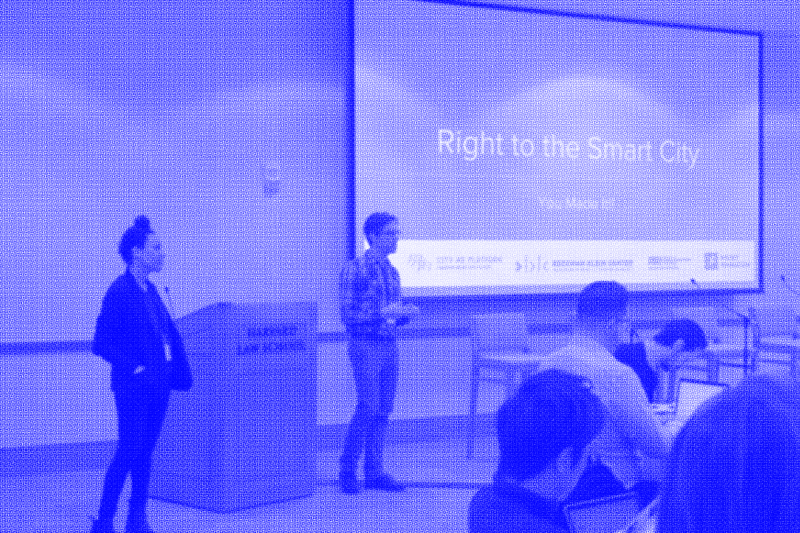 A powerpoint presentation overlaid with a blue texture