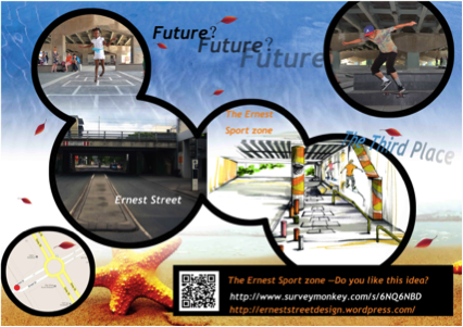 Figure 6: illustrated design vignette. The Mural Wall