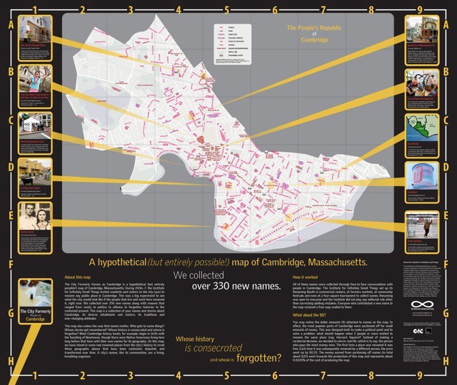 A Map of the City Formerly Known as Cambridge by The Institute for Infinitely Small Things