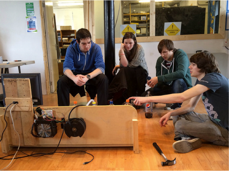 Figure 3: Hackathon participants 
(Photo: Ben Bland)