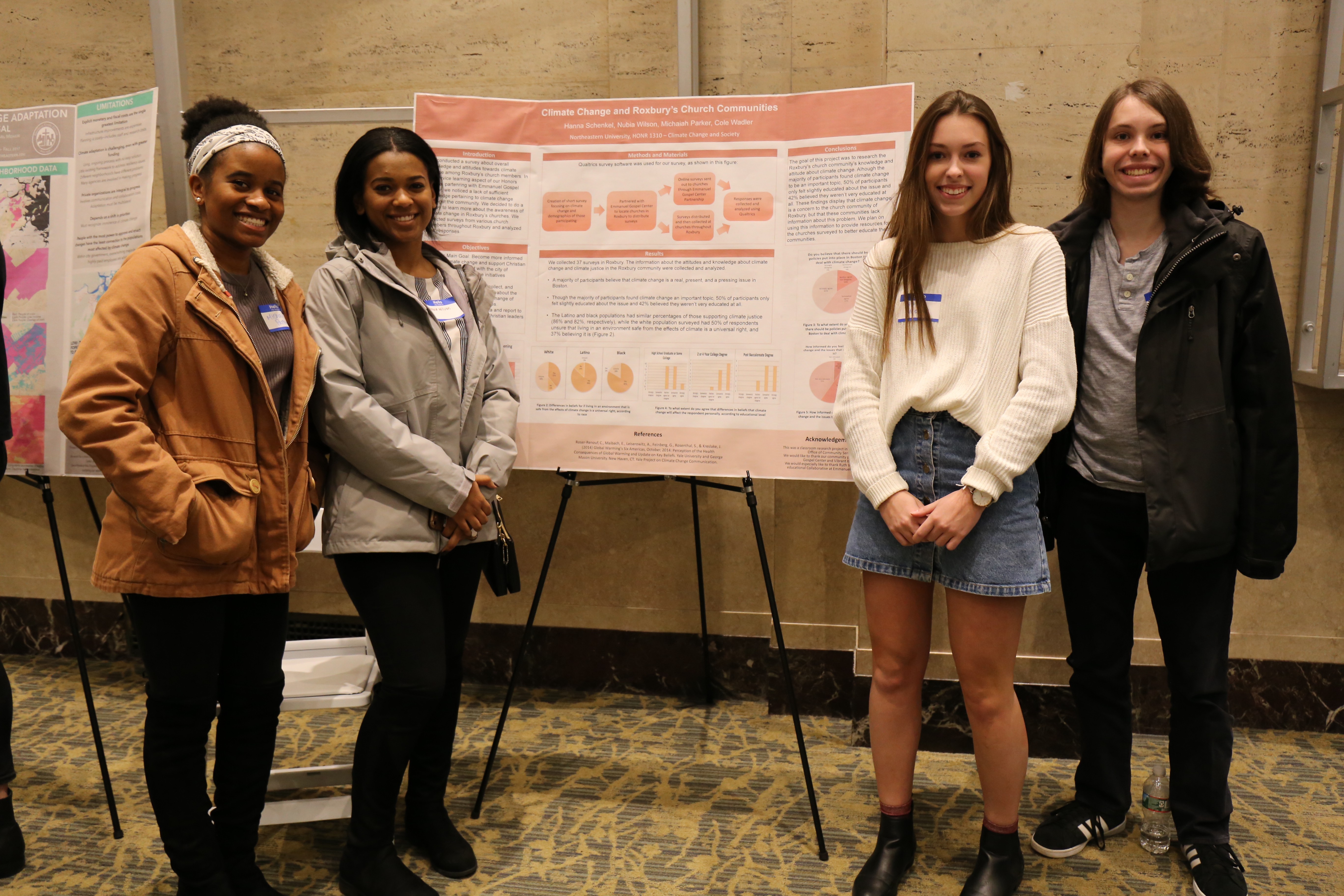 Northeastern University students showcase their final project
