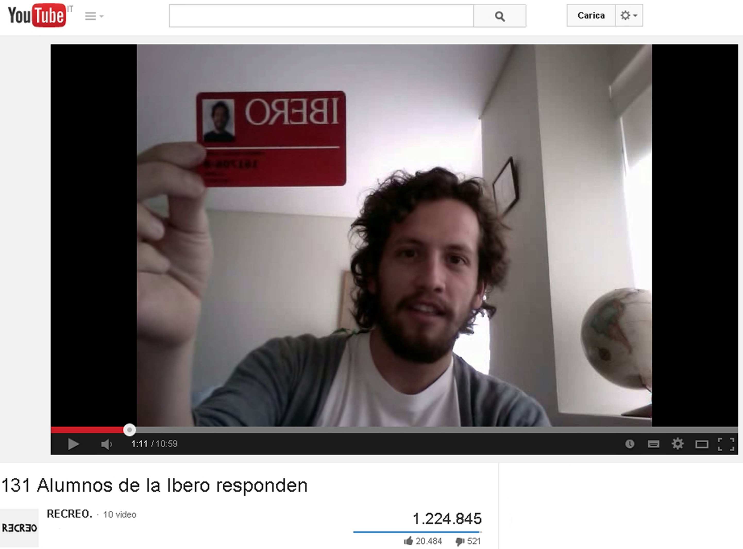 The YouTube video that started it all: 131 students of the Universidad Iberoamericana respond to the critiques by exposing their university credentials.