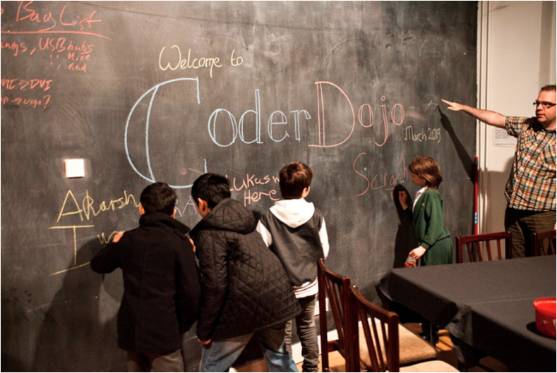 Figure 2: Farset Labs’ CoderDojo event 
(Photo: David Kane)