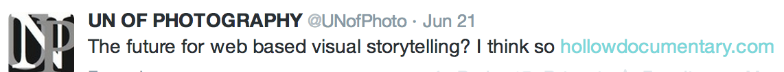 Hollow Twitter Post