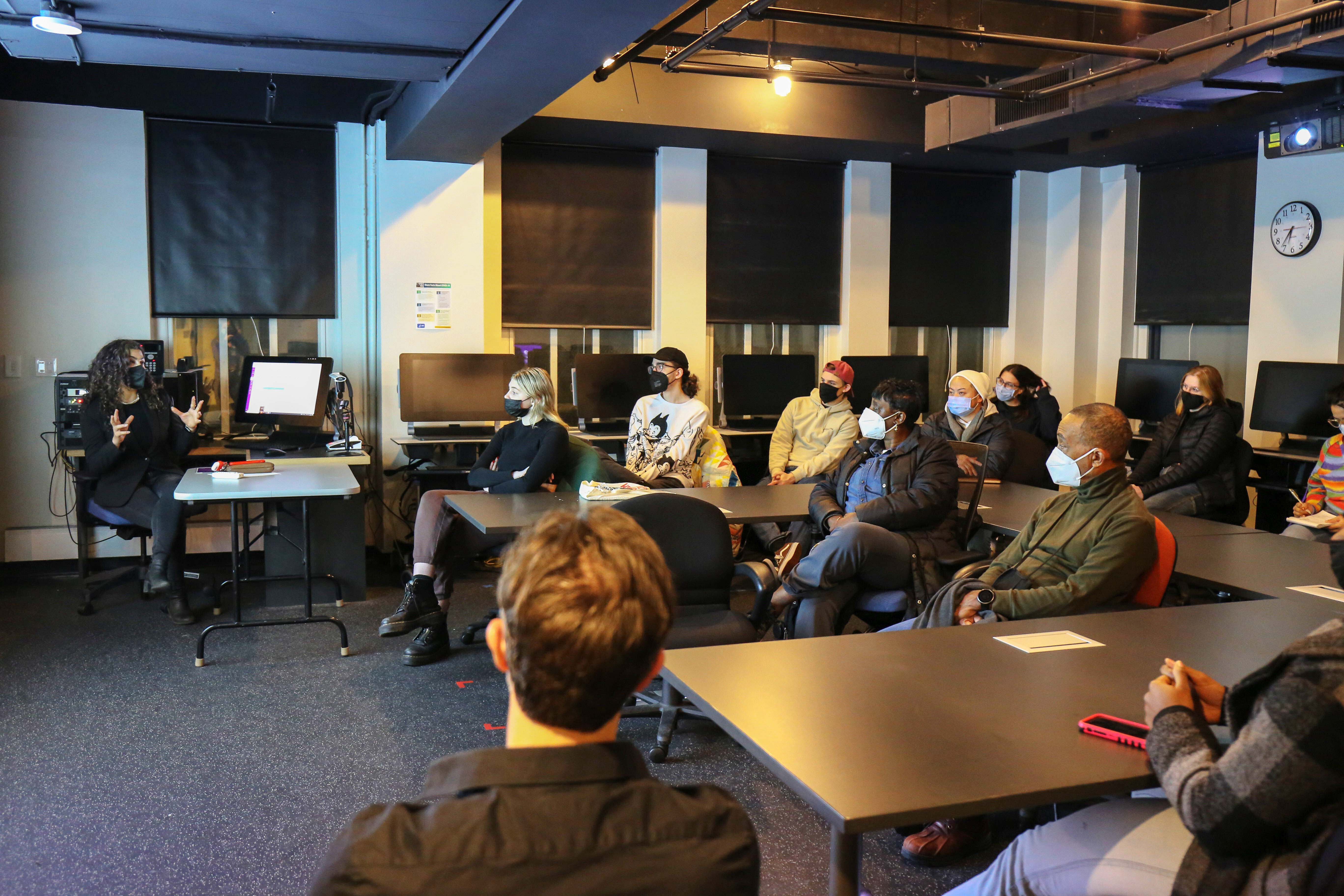 VM495: Film Production (Photo taken by Marly Kaufman)