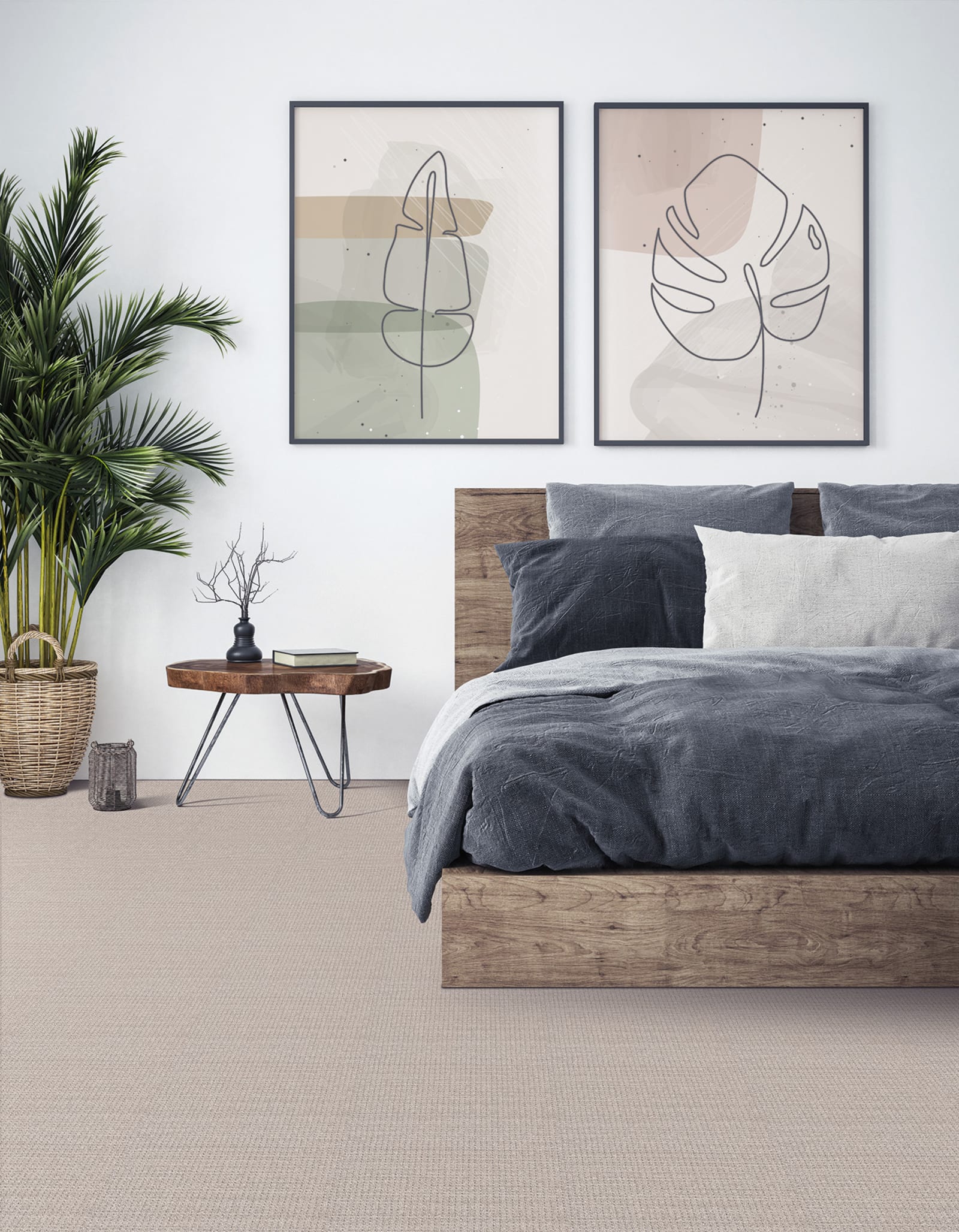 DreamWeaver Chelsea carpet installed in a bedroom