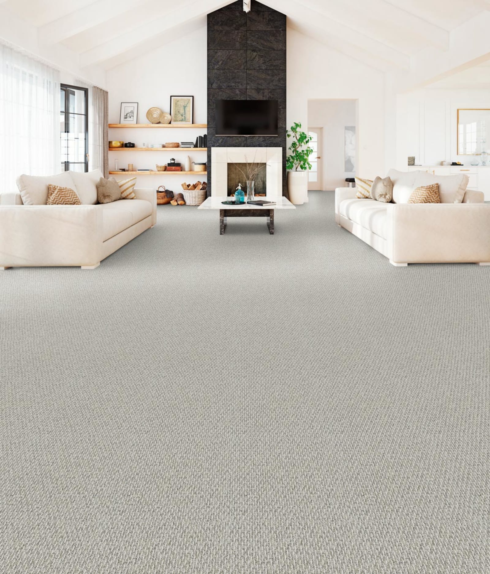 DreamWeaver Nimbus carpet installed in a bedroom