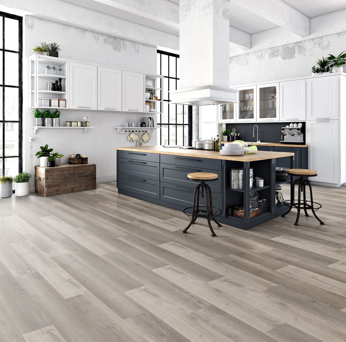 CASCADE PLUS - 20 Mil Oak Vinyl Flooring - PureGrain Flex