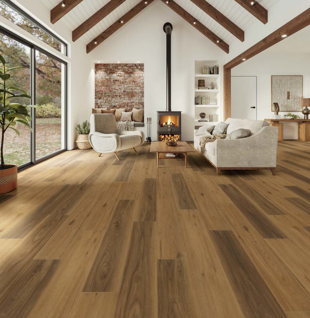 EMPOWER - Oak Laminate Flooring - PureGrain Renew