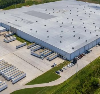 Aerial view of the EF Enterprise Drive Plant.