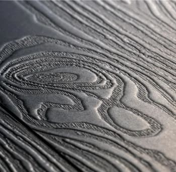 Closeup image of ENSIGNIUM DLVT, highlighting the wood grain patterns