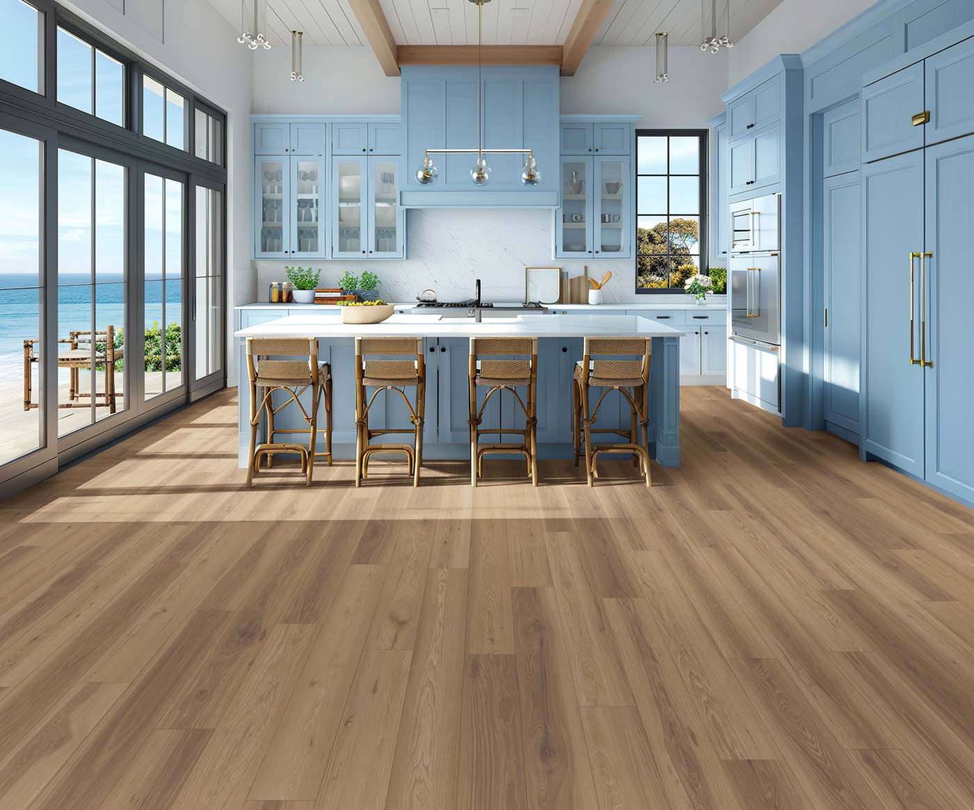 アメリカ WILDWOOD ワイルドウッド フロアスタンド 定価￥376,200 AMERICAN STANDARD - Natural Oak Vinyl Plank Flooring