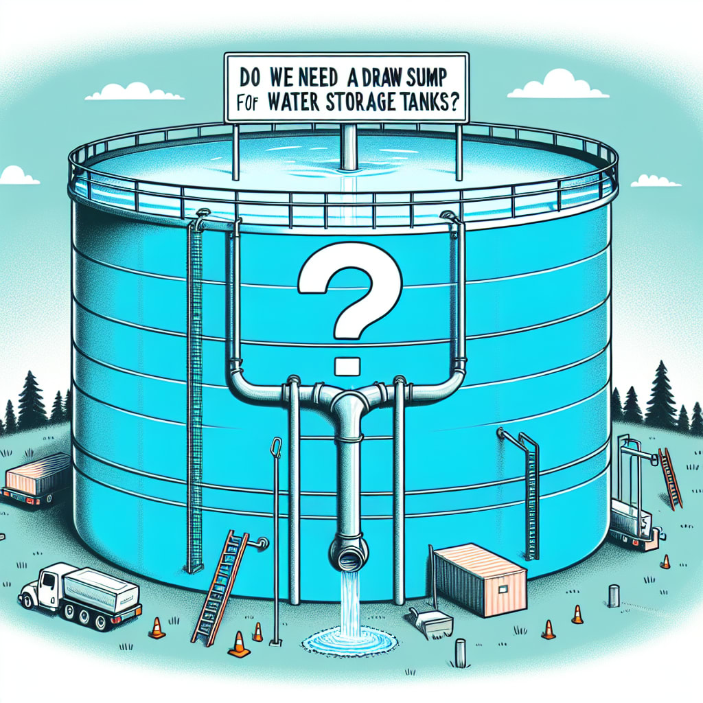 do we need  ”draw off sump”  for water storage tanks?