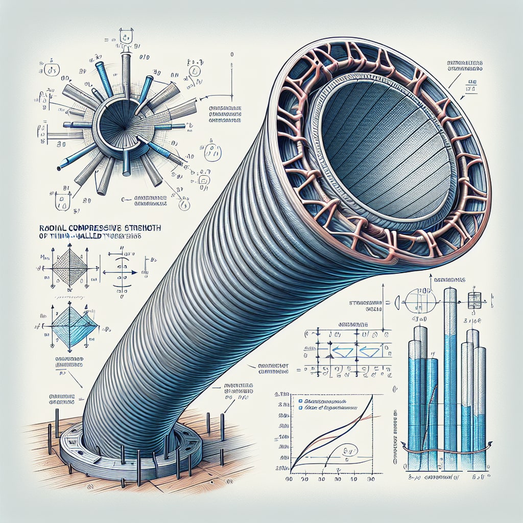 How do you calculate the radial compressive strength of thin walled tubes? I want to test shape stability.