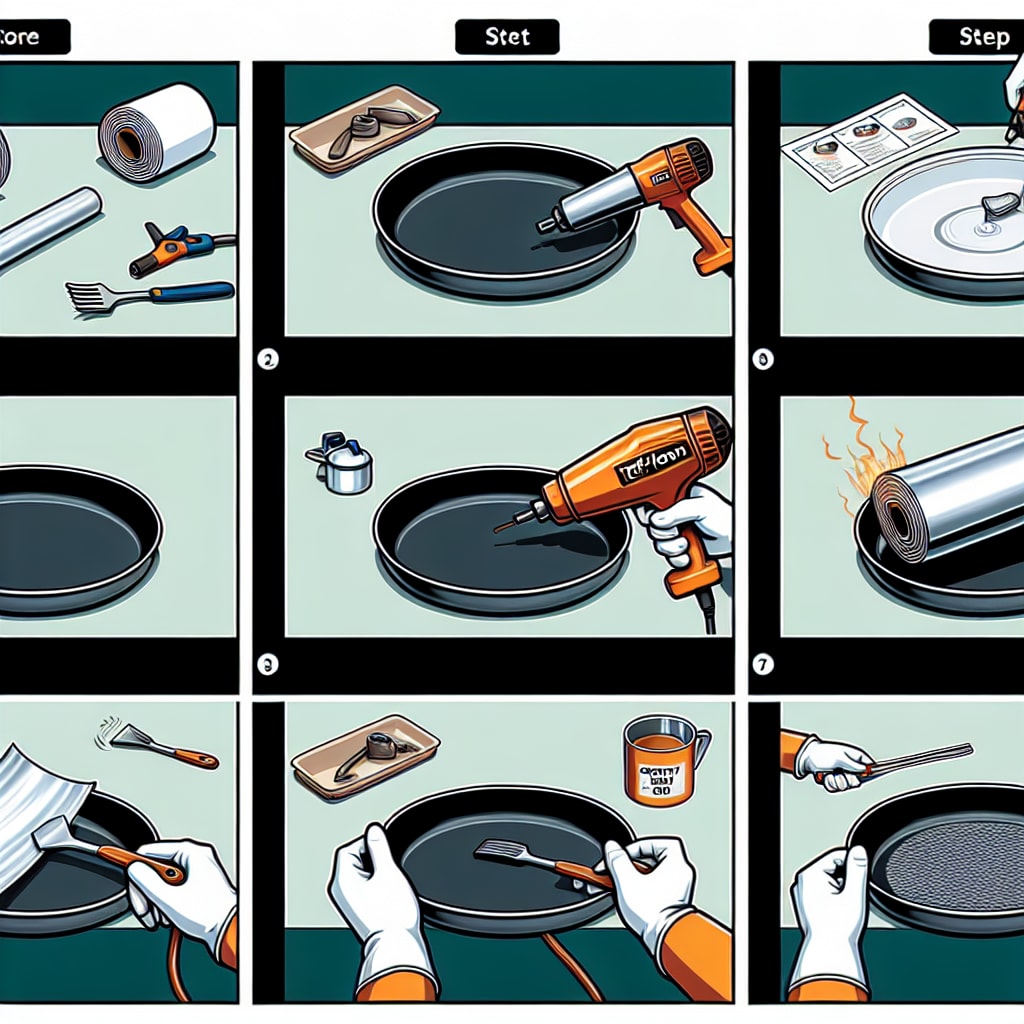 is there a standard procedure on placing teflon
