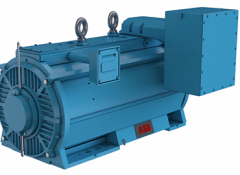 ABB’s new AC motors offer power-dense, water cooled design