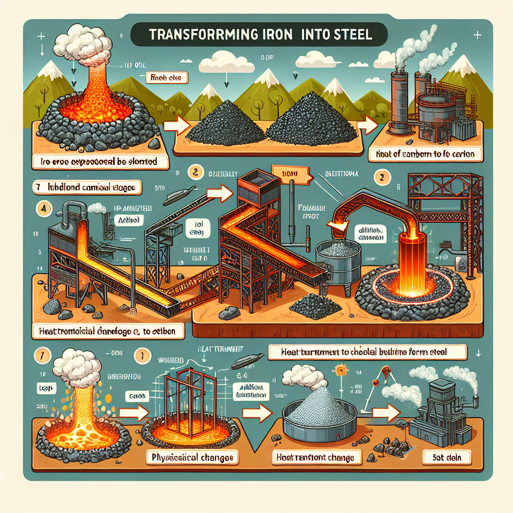 At what point does iron become steel?