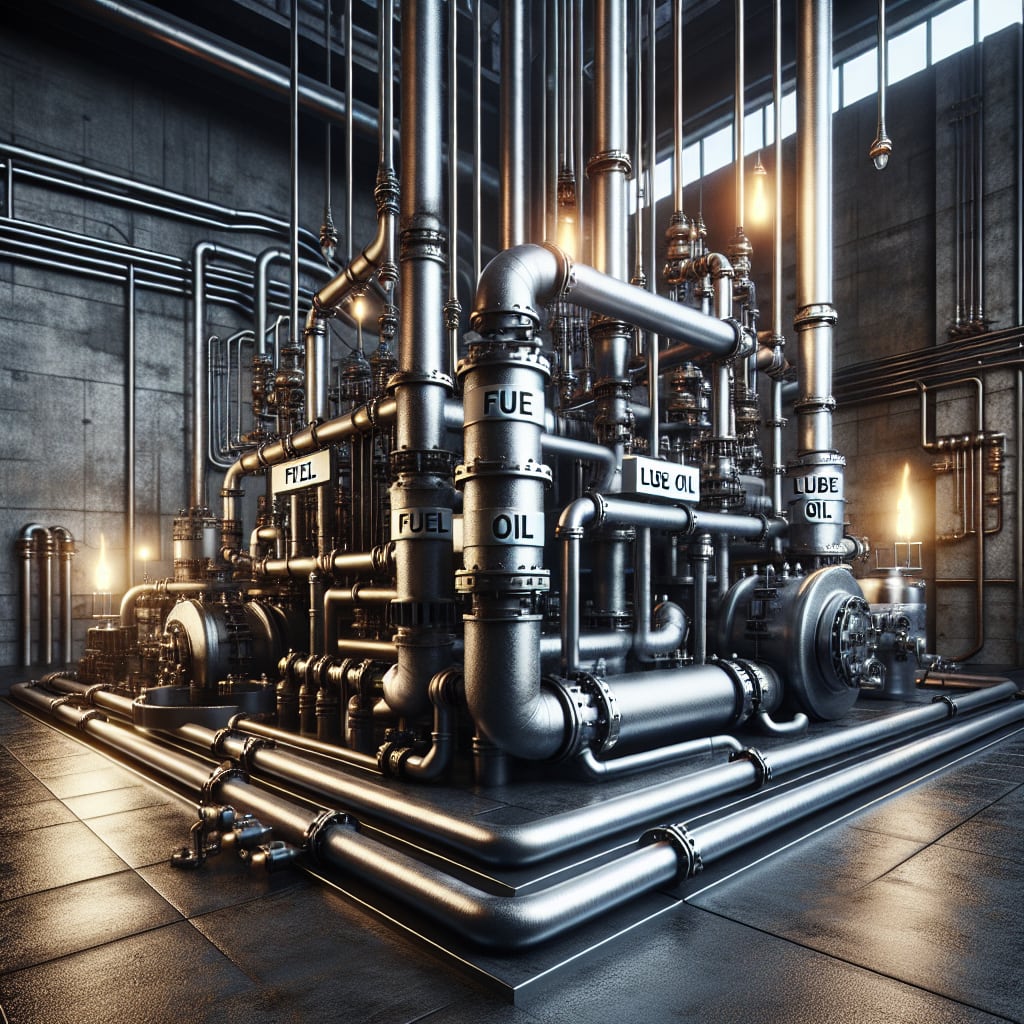 Fuel and Lube Oil Piping