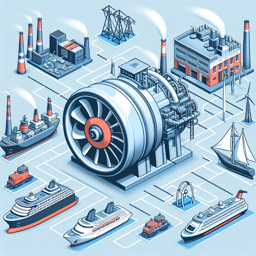 What are the various applications of a Turbo Generator ?