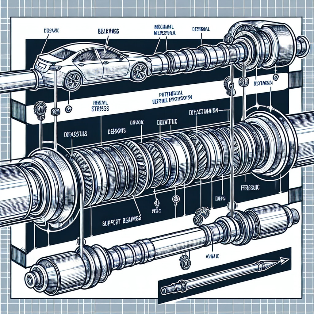 What are the disadvantages to placing three or more support bearings on a long drive shaft?